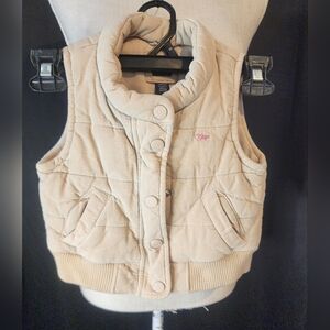Toddlers Girls Baby Gap Tan Size 3 Years Corduroy Vest